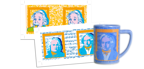 Becherdekor Beethoven